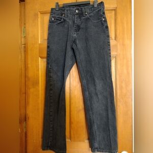 Lee Men's Black Straight Jeans